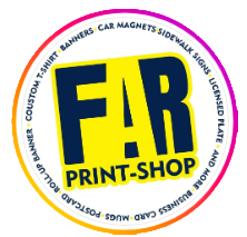 FAR Print Shop logo